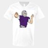 V-Neck Heavy Cotton 100% T-Shirt Thumbnail