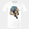 V-Neck Heavy Cotton 100% T-Shirt Thumbnail