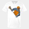 V-Neck Heavy Cotton 100% T-Shirt Thumbnail