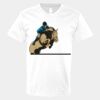 V-Neck Heavy Cotton 100% T-Shirt Thumbnail