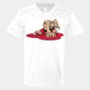 V-Neck Heavy Cotton 100% T-Shirt Thumbnail