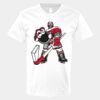 V-Neck Heavy Cotton 100% T-Shirt Thumbnail