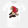 V-Neck Heavy Cotton 100% T-Shirt Thumbnail