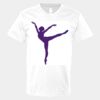 V-Neck Heavy Cotton 100% T-Shirt Thumbnail