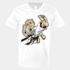 V-Neck Heavy Cotton 100% T-Shirt Thumbnail