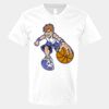 V-Neck Heavy Cotton 100% T-Shirt Thumbnail
