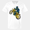 V-Neck Heavy Cotton 100% T-Shirt Thumbnail