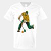 V-Neck Heavy Cotton 100% T-Shirt Thumbnail