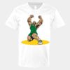 V-Neck Heavy Cotton 100% T-Shirt Thumbnail