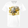 V-Neck Heavy Cotton 100% T-Shirt Thumbnail