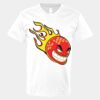 V-Neck Heavy Cotton 100% T-Shirt Thumbnail