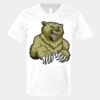 V-Neck Heavy Cotton 100% T-Shirt Thumbnail