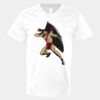 V-Neck Heavy Cotton 100% T-Shirt Thumbnail