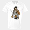 V-Neck Heavy Cotton 100% T-Shirt Thumbnail