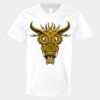 V-Neck Heavy Cotton 100% T-Shirt Thumbnail