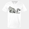 V-Neck Heavy Cotton 100% T-Shirt Thumbnail