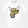 V-Neck Heavy Cotton 100% T-Shirt Thumbnail
