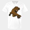 V-Neck Heavy Cotton 100% T-Shirt Thumbnail
