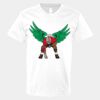V-Neck Heavy Cotton 100% T-Shirt Thumbnail
