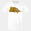 V-Neck Heavy Cotton 100% T-Shirt Thumbnail