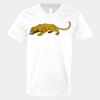 V-Neck Heavy Cotton 100% T-Shirt Thumbnail