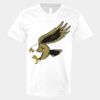 V-Neck Heavy Cotton 100% T-Shirt Thumbnail