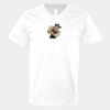 V-Neck Heavy Cotton 100% T-Shirt Thumbnail