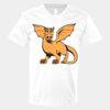 V-Neck Heavy Cotton 100% T-Shirt Thumbnail