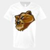 V-Neck Heavy Cotton 100% T-Shirt Thumbnail