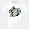 V-Neck Heavy Cotton 100% T-Shirt Thumbnail