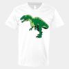 V-Neck Heavy Cotton 100% T-Shirt Thumbnail