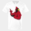 V-Neck Heavy Cotton 100% T-Shirt Thumbnail