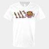 V-Neck Heavy Cotton 100% T-Shirt Thumbnail
