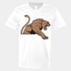 V-Neck Heavy Cotton 100% T-Shirt Thumbnail