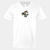 V-Neck Heavy Cotton 100% T-Shirt Thumbnail