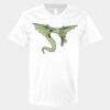 V-Neck Heavy Cotton 100% T-Shirt Thumbnail