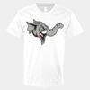V-Neck Heavy Cotton 100% T-Shirt Thumbnail