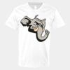 V-Neck Heavy Cotton 100% T-Shirt Thumbnail