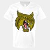 V-Neck Heavy Cotton 100% T-Shirt Thumbnail
