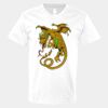 V-Neck Heavy Cotton 100% T-Shirt Thumbnail