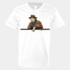 V-Neck Heavy Cotton 100% T-Shirt Thumbnail