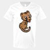 V-Neck Heavy Cotton 100% T-Shirt Thumbnail