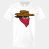 V-Neck Heavy Cotton 100% T-Shirt Thumbnail
