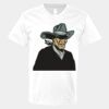 V-Neck Heavy Cotton 100% T-Shirt Thumbnail