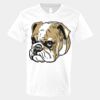 V-Neck Heavy Cotton 100% T-Shirt Thumbnail