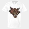 V-Neck Heavy Cotton 100% T-Shirt Thumbnail