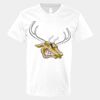 V-Neck Heavy Cotton 100% T-Shirt Thumbnail
