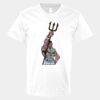 V-Neck Heavy Cotton 100% T-Shirt Thumbnail