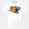 V-Neck Heavy Cotton 100% T-Shirt Thumbnail