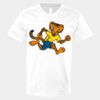 V-Neck Heavy Cotton 100% T-Shirt Thumbnail